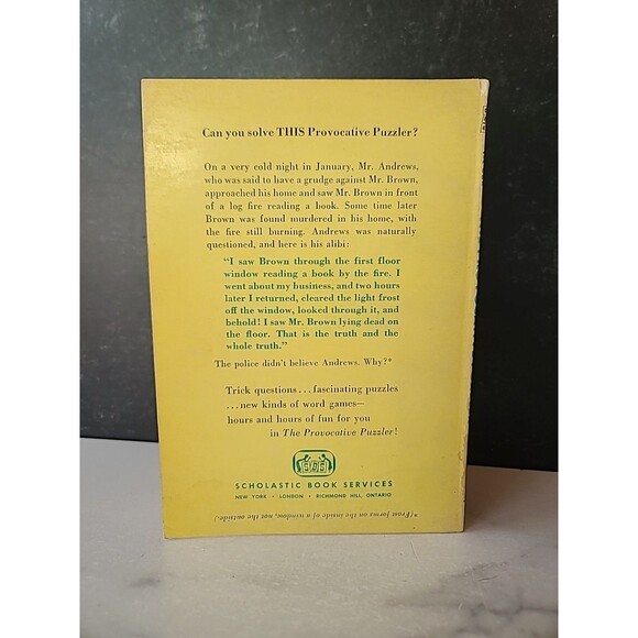 The Provocative Puzzler By Jerome S. Meyer Paperback - Picture 9 of 10